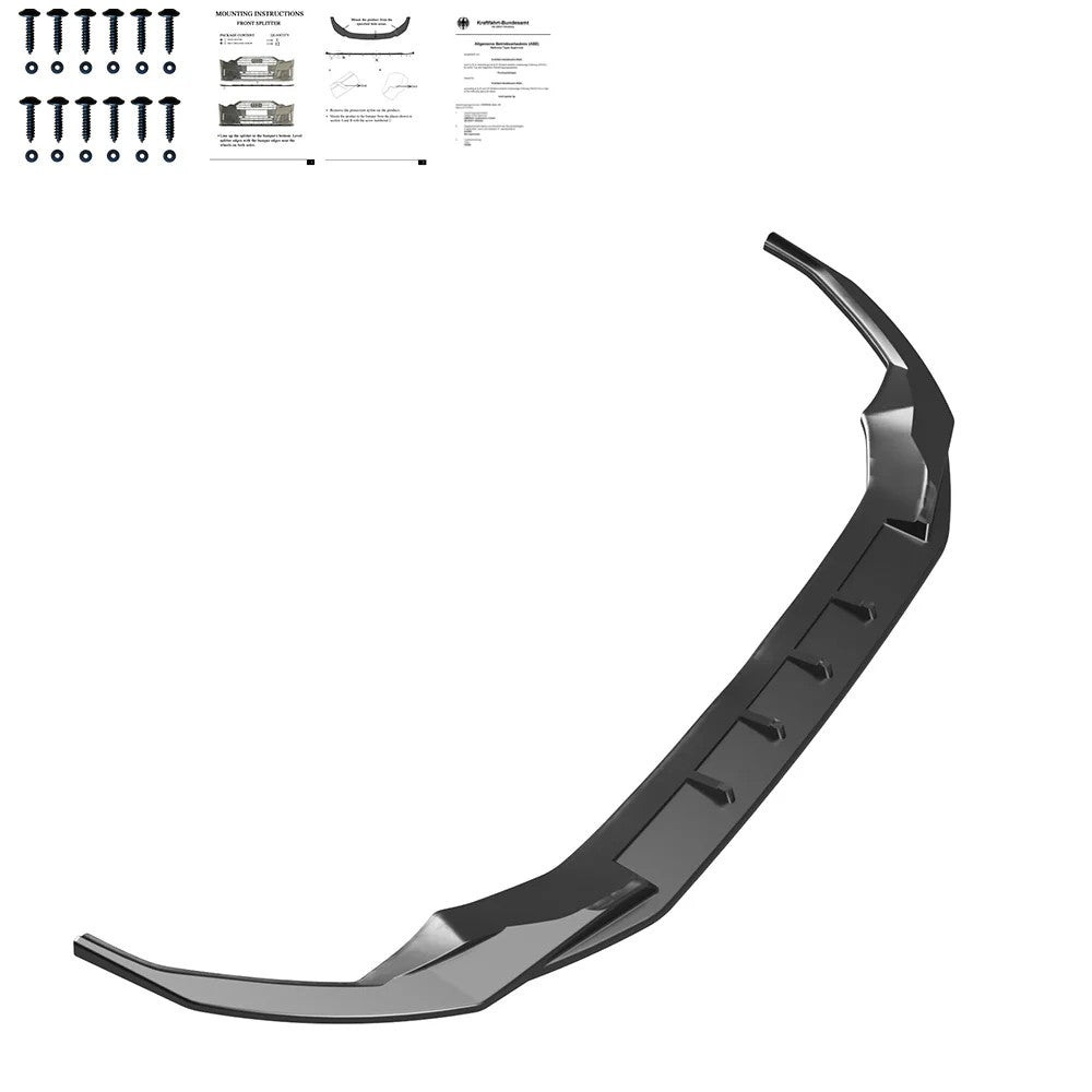 🔥FRONT SPLITTER COMPATIBLE WITH AUDI A3 S-LINE / S3 8Y (SEDAN / SPORTBACK)🔥