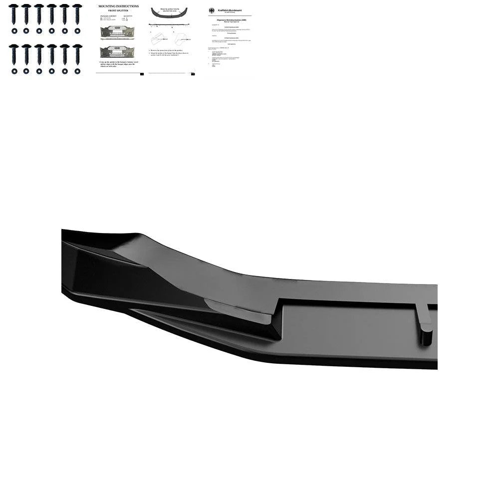 🔥FRONT SPLITTER COMPATIBLE WITH AUDI A3 S-LINE / S3 8Y (SEDAN / SPORTBACK)🔥