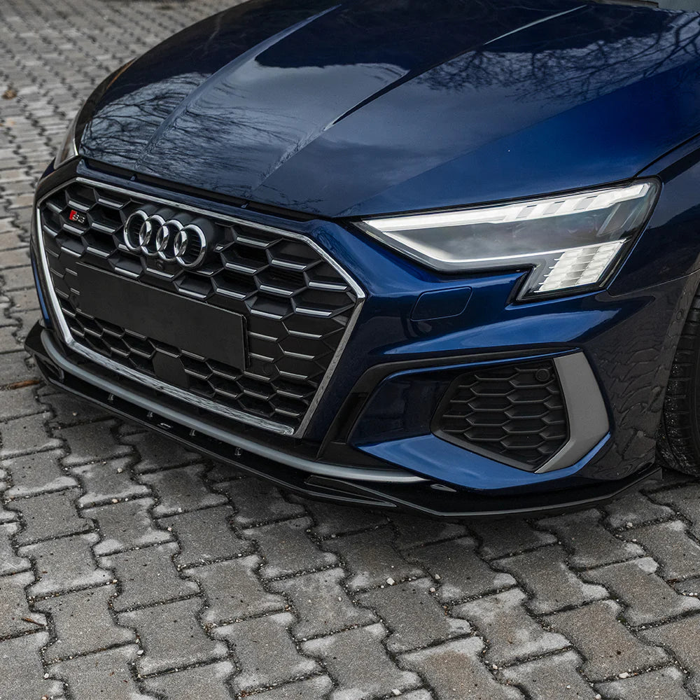 🔥Splitter anteriore AUDI A3 S-Line / S3 8Y (Berlina/Sportback) 20-24 con ABE 🔥