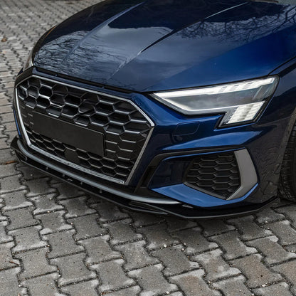 💫ART.2221 SPLITTER A3 8Y 2020-2024 SLINE S3 ( Sedan / Sportback ) NERO LUCIDO💫