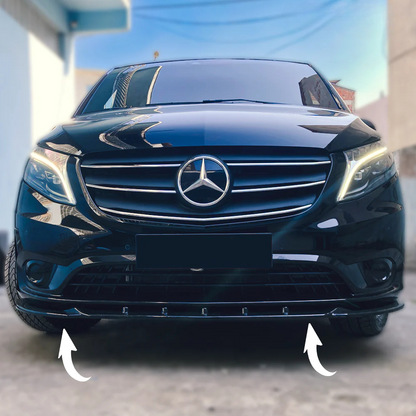 Splitter anteriore adatto per MERCEDES Vito W447 Facelift 2020+