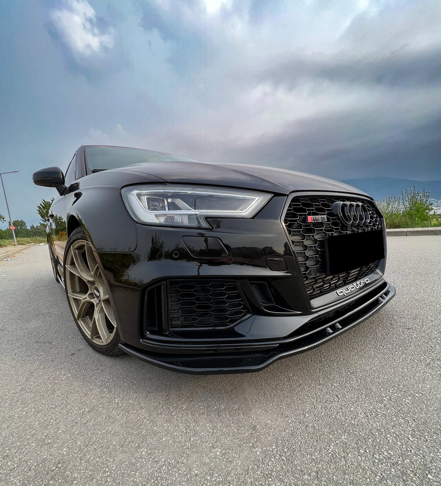 Splitter Version 3 adatto per AUDI RS3 8V Facelift Sportback 2017-2019