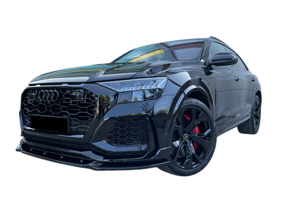 💫ART.4397 Splitter (Nero Lucido)adatto per Audi Q8 2018-2023 Look RSQ8💫