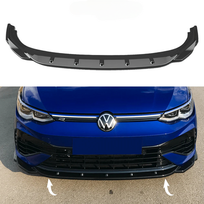 SPLITTER ANTERIORE ADATTO PER VW Volkswagen Golf MK 8 R 2020+
