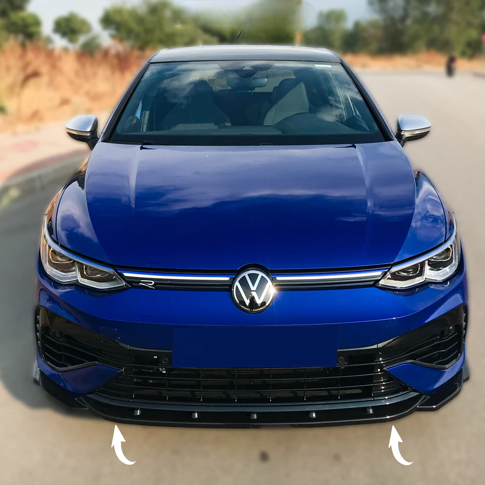 SPLITTER ANTERIORE ADATTO PER VW Volkswagen Golf MK 8 R 2020+