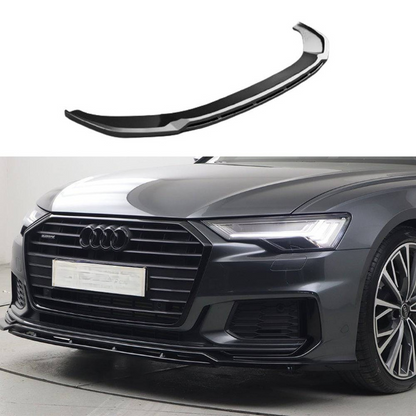 ✨SPLITTER ANTERIORE ADATTO PER AUDI A6 S-Line S6 C8 2019+ con ABE TÜV✨