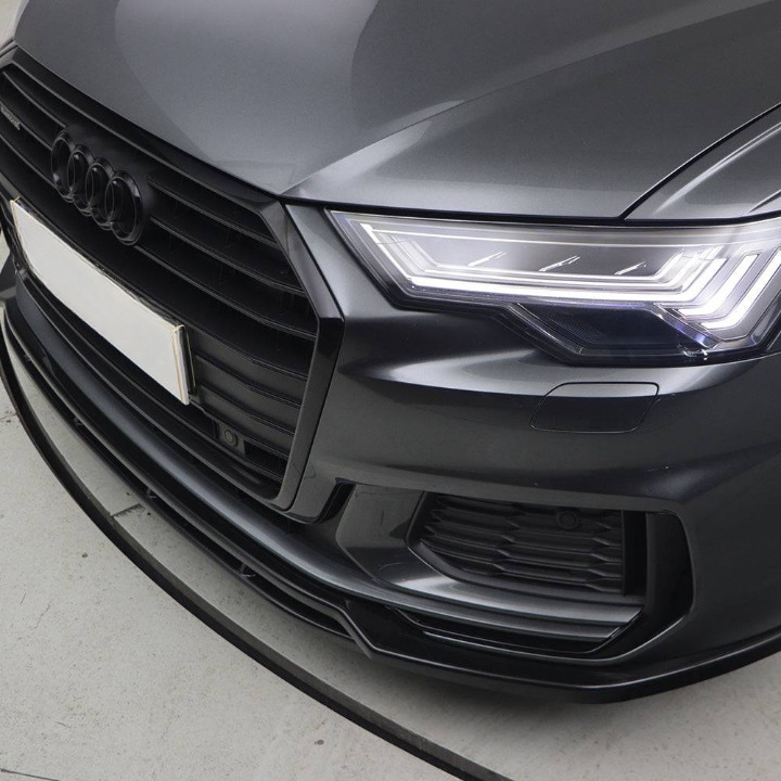 ✨SPLITTER ANTERIORE ADATTO PER AUDI A6 S-Line S6 C8 2019+ con ABE TÜV✨