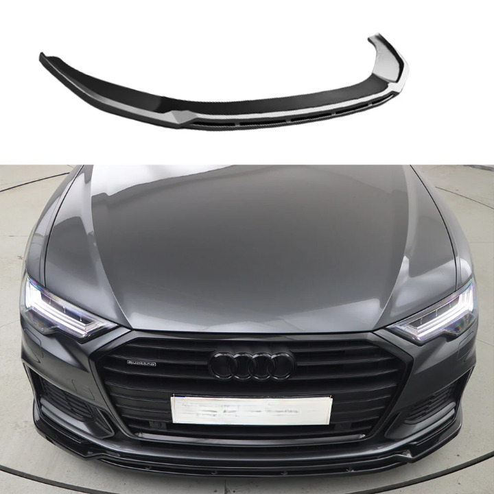 ✨SPLITTER ANTERIORE ADATTO PER AUDI A6 S-Line S6 C8 2019+ con ABE TÜV✨