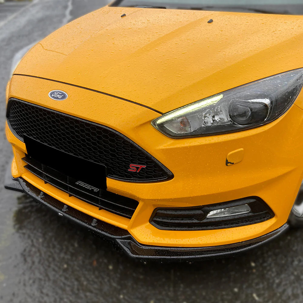 🔥Splitter suitable for FORD Focus Mk3 FL 15+Bumper Splitter Front Gloss Black 🔥 