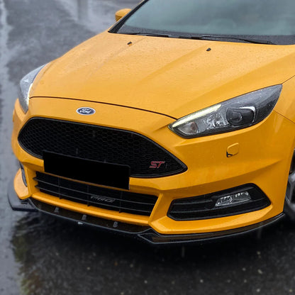 🔥Splitter suitable for FORD Focus Mk3 FL 15+Bumper Splitter Front Gloss Black 🔥 