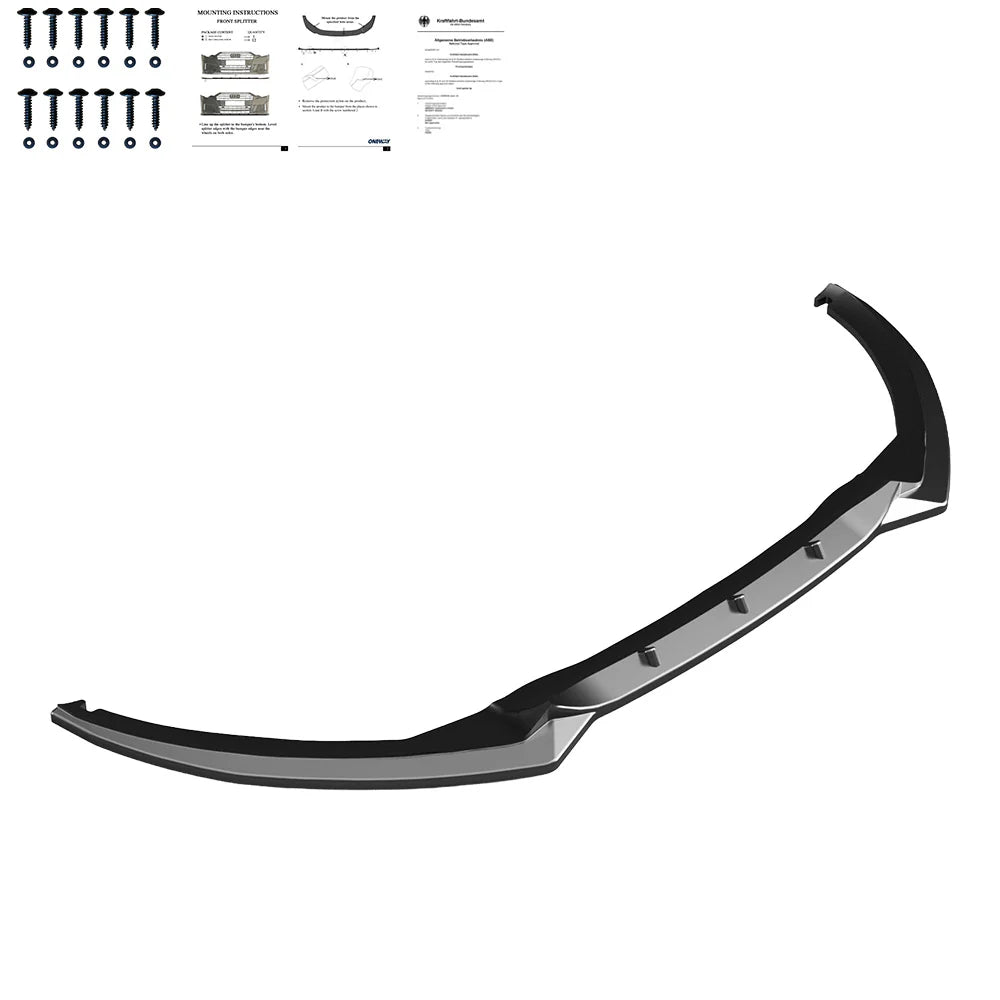 🔥Splitter suitable for FORD Focus Mk3 FL 15+Bumper Splitter Front Gloss Black 🔥 