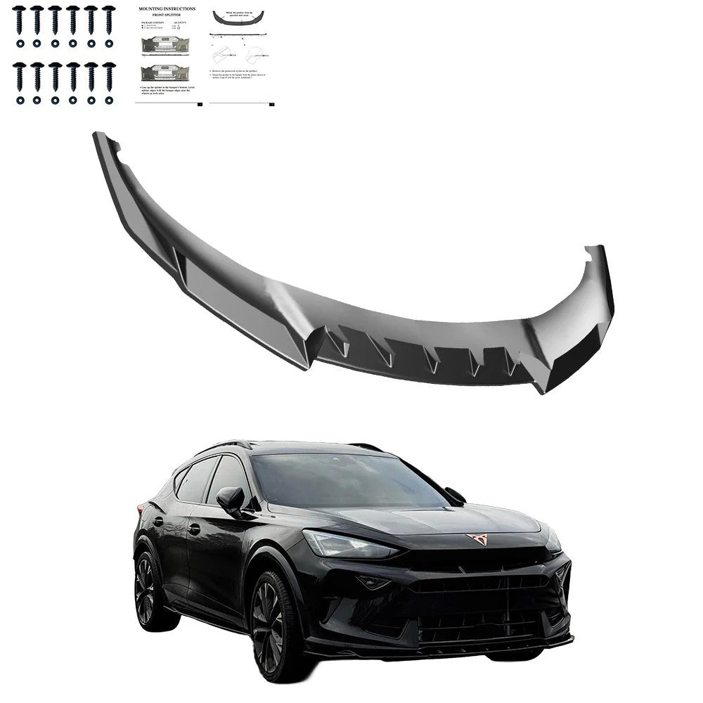 💥FRONT SPLITTER ADATTO PER CUPRA FORMENTOR MK1 FACELIFT 2024+💥