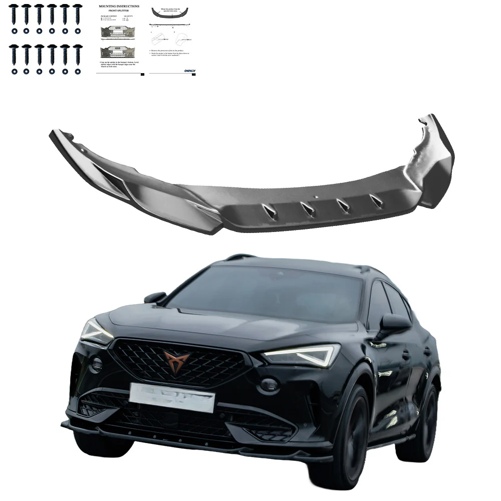 🔥2147 SPLITTER ADATTO PER CUPRA FORMENTOR 2020-2024 NERO LUCIDO V3🔥