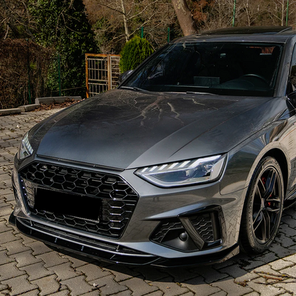 💫ART.9588 Splitter Anteriore per AUDI A4 S-Line/S4 B9 Facelift 2019-2024💫
