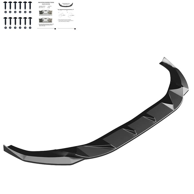 💫ART.9588 Splitter Anteriore per AUDI A4 S-Line/S4 B9 Facelift 2019-2024💫
