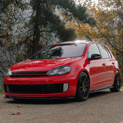 💫ART.7366 Splitter Anteriore per VW VOLKSWAGEN Golf Mk6 GTI 2008-2012💫