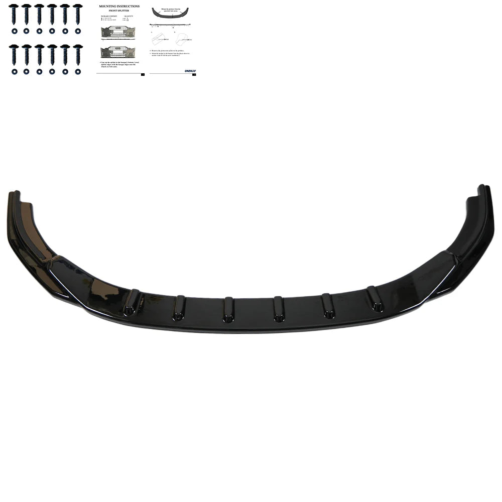 💫ART.7366 Splitter Anteriore per VW VOLKSWAGEN Golf Mk6 GTI 2008-2012💫