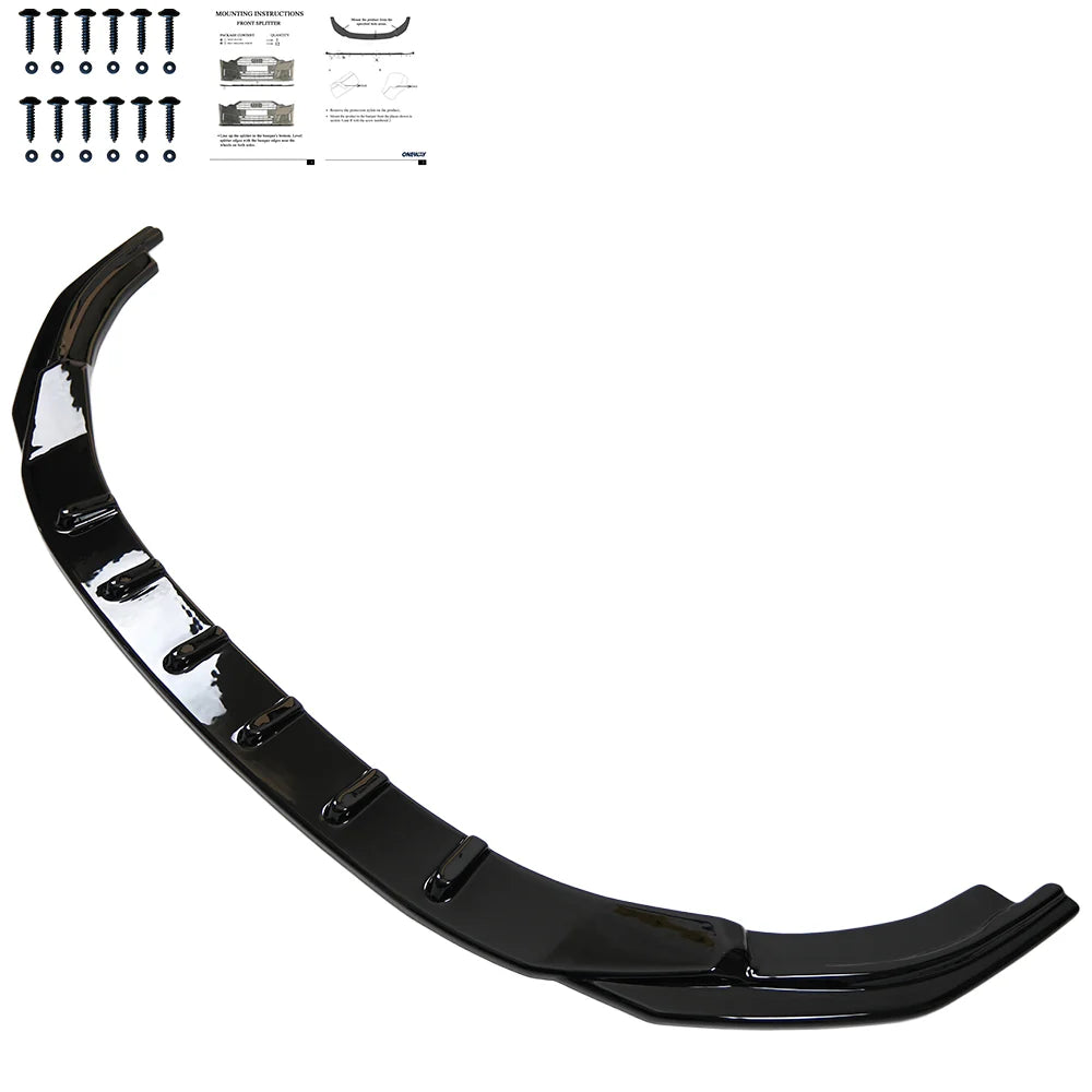 💫ART.7366 Splitter Anteriore per VW VOLKSWAGEN Golf Mk6 GTI 2008-2012💫