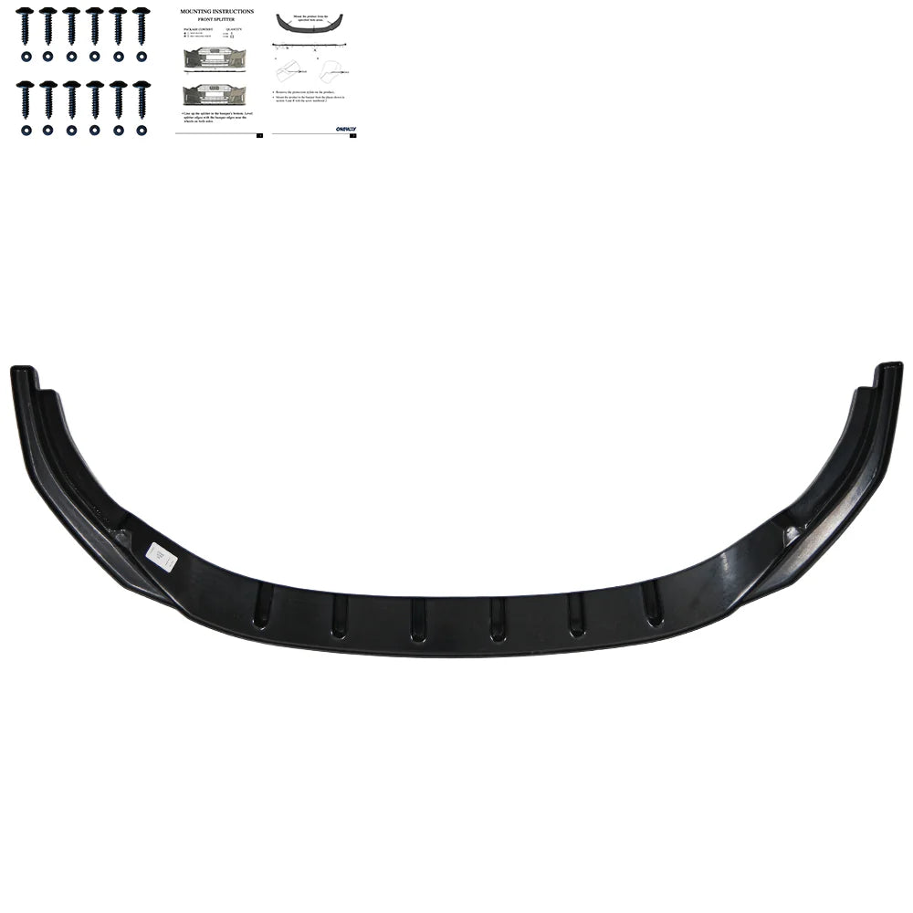 💫ART.7366 Splitter Anteriore per VW VOLKSWAGEN Golf Mk6 GTI 2008-2012💫