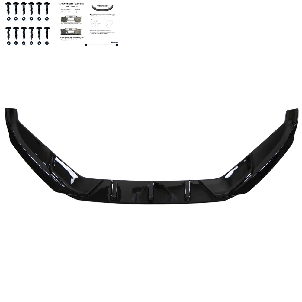 💫ART.7357 Splitter Anteriore per VW VOLKSWAGEN Scirocco R MK3 Facelift 14-17💫