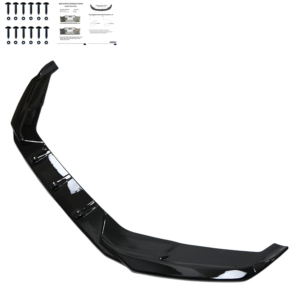 💫ART.7357 Splitter Anteriore per VW VOLKSWAGEN Scirocco R MK3 Facelift 14-17💫