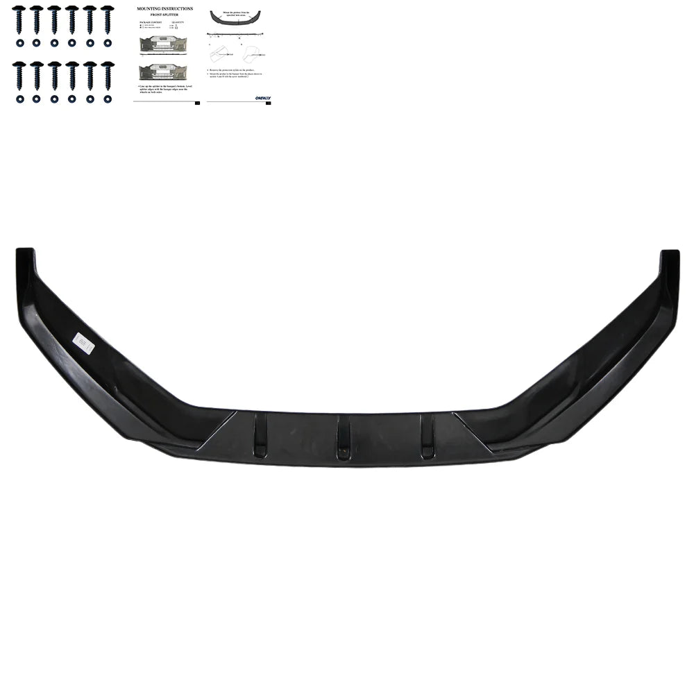 💫ART.7357 Splitter Anteriore per VW VOLKSWAGEN Scirocco R MK3 Facelift 14-17💫