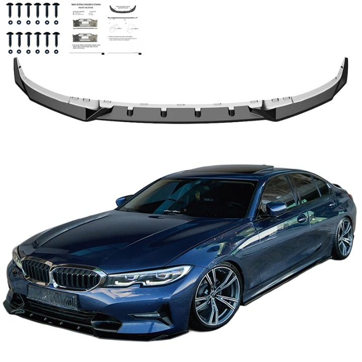 💫ART.9435 Splitter Anteriore adatto per BMW 3 Series G20 Sport Line 2018-2022💫