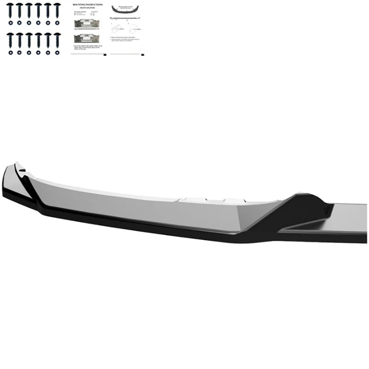 💫ART.9435 Splitter Anteriore adatto per BMW 3 Series G20 Sport Line 2018-2022💫