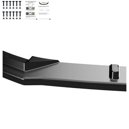 💫ART.9617 Splitter Nero Lucido per AUDI A3 8V Sportback 2013-2016💫