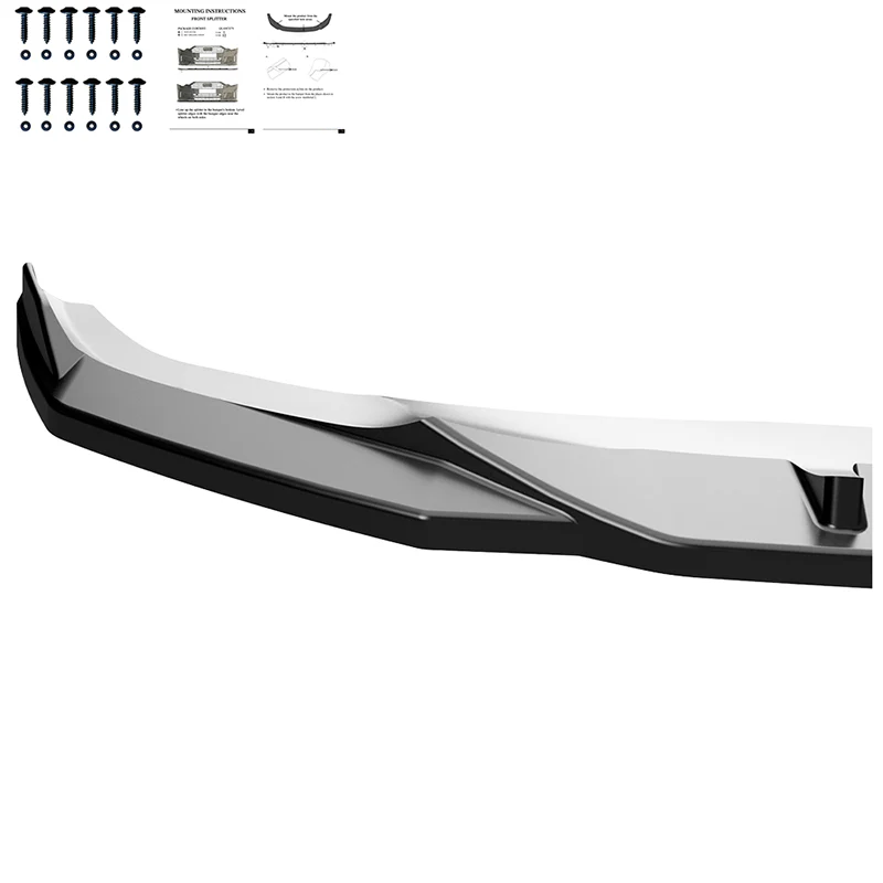 💫ART.10050 Splitter Anteriore per AUDİ Q3 S-Line Sportback/SUV F3 2019-2025💫