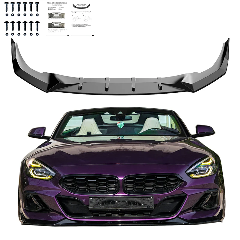 💫ART.8848 Splitter Anteriore per BMW Z4 M-Pack G29/G29 Facelift 2018+💫