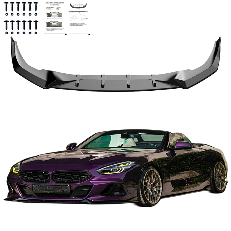 💫ART.8848 Splitter Anteriore per BMW Z4 M-Pack G29/G29 Facelift 2018+💫