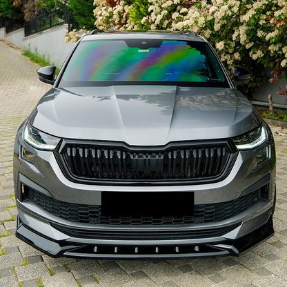 💫ART.10158 Splitter Anteriore per SKODA Kodiaq Sportline MK1 Facelift 2021-2023💫