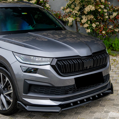 💫ART.10158 Splitter Anteriore per SKODA Kodiaq Sportline MK1 Facelift 2021-2023💫