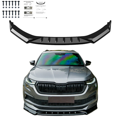 💫ART.10158 Splitter Anteriore per SKODA Kodiaq Sportline MK1 Facelift 2021-2023💫