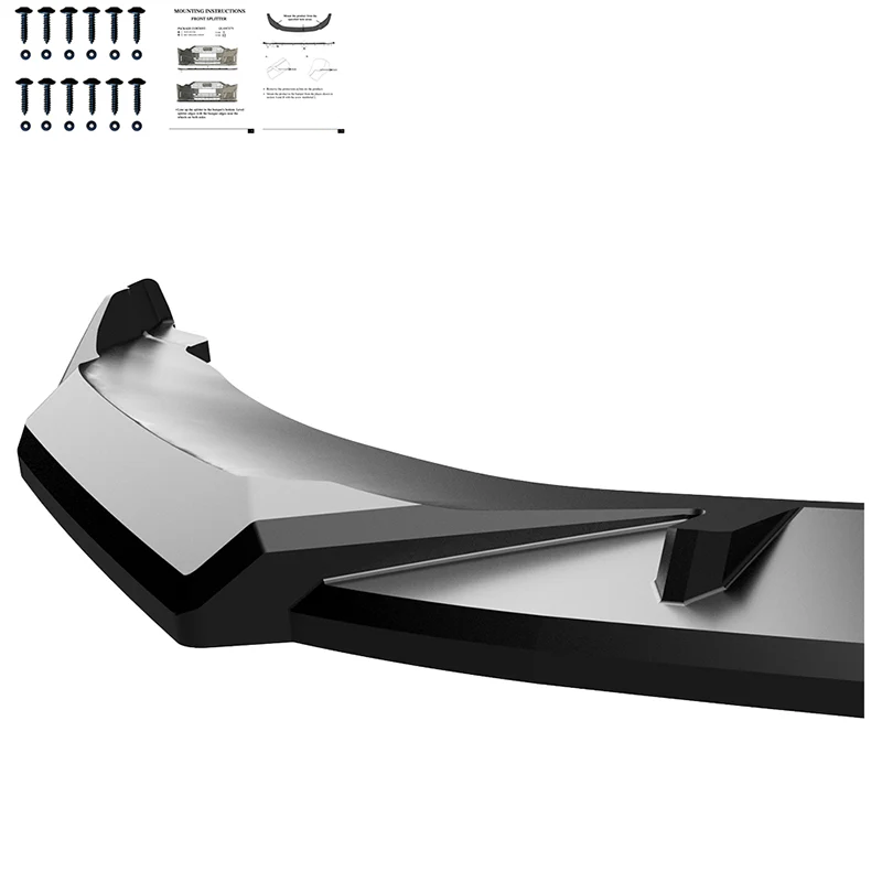 💫ART.10158 Splitter Anteriore per SKODA Kodiaq Sportline MK1 Facelift 2021-2023💫
