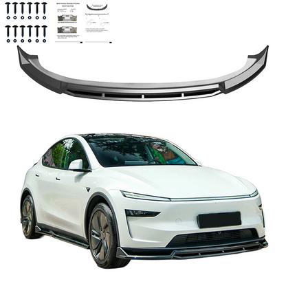 ✨ART.10297 Splitter Anteriore adatto per TESLA Model Y MK1 Facelift 2025+✨