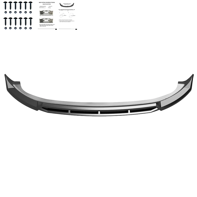 ✨ART.10297 Splitter Anteriore adatto per TESLA Model Y MK1 Facelift 2025+✨