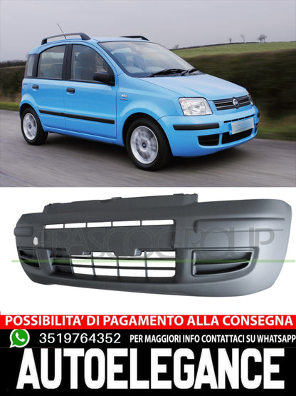 Paraurti Prasco Anteriore nero Per Fiat Panda #Ri SENZA SEDE FENDI 735357131
