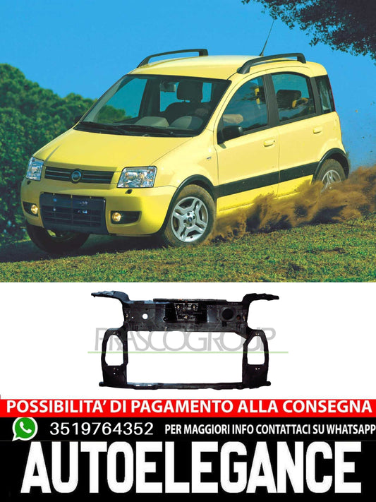 CALANDRA FRONTALE COMPLETO CON SUPPORTO SUPERIORE PER FIAT PANDA 2003 > 51700202