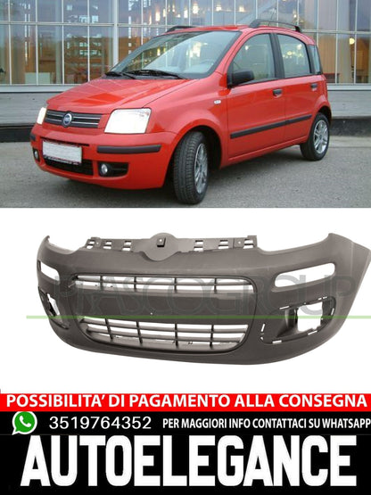 Paraurti Prasco Anteriore NERO/GOFFRATO  Per Fiat Panda  735537024