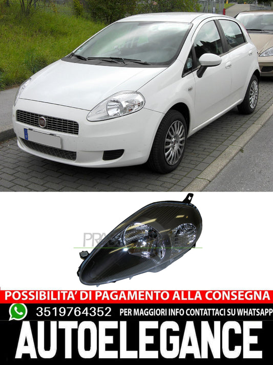 Faro Fanale Prasco Sx Sinistro Per Abarth Grande Fiat Punto #J6  51840996
