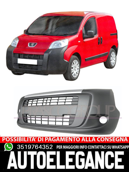 Paraurti Prasco CON SEDE FENDI FASCIA SUPERIORE ARGENTO per Citroën Fiat