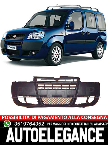 Paraurti Prasco Anteriore CON GRIGLIA CENTRALE TAPPO COPRIGANCIO per FIAT DOBLO