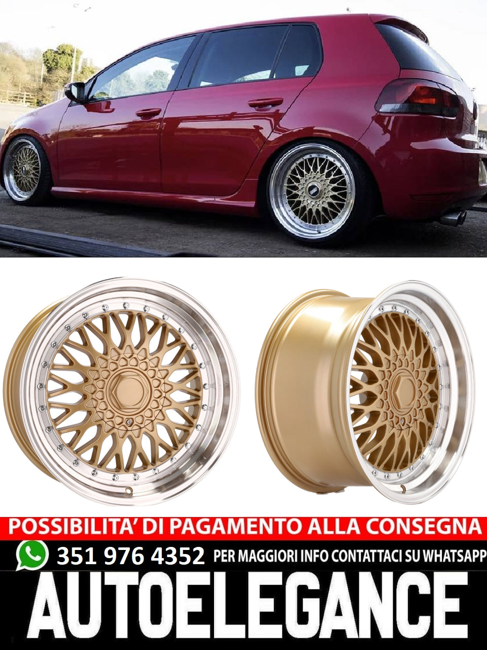 ALLOY WHEEL 18" Suitable for AUDI BMW CHRYSLER JAGUAR MERCEDES SSANGYONG TOYOTA VW 