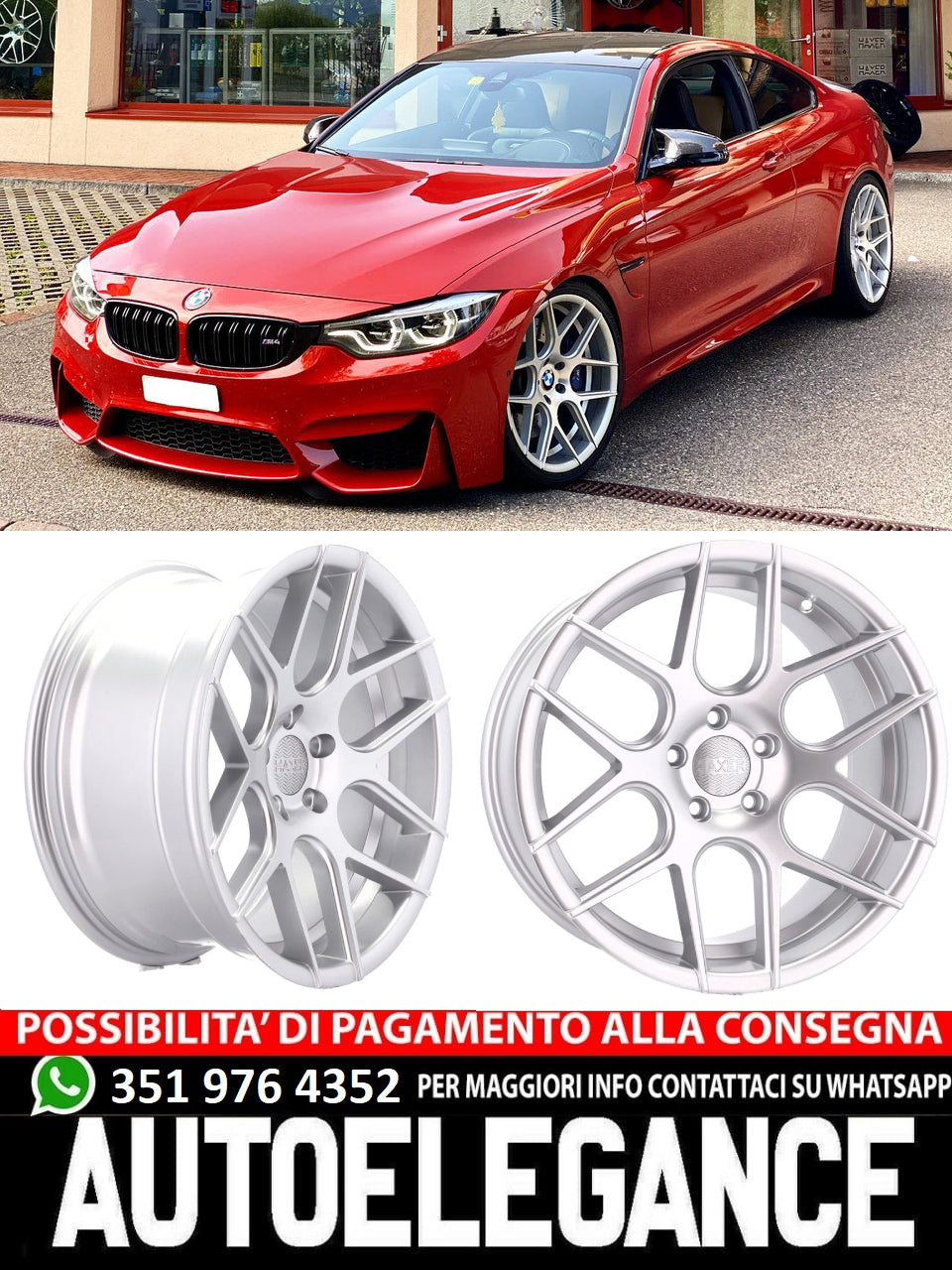 ALLOY WHEEL 18" Suitable for AUDI BMW CHRYSLER CUPRA FORD INFINITI MERCEDES MINI SEAT SKODA SSANGYONG TOYOTA VW 
