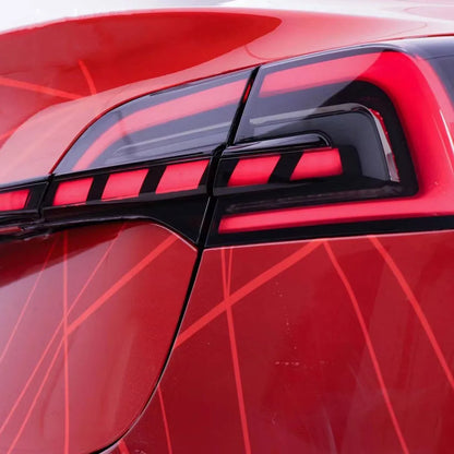 💎HEADLIGHTS SUITABLE FOR Tesla Model 3 Y 2019-2023 RED💎