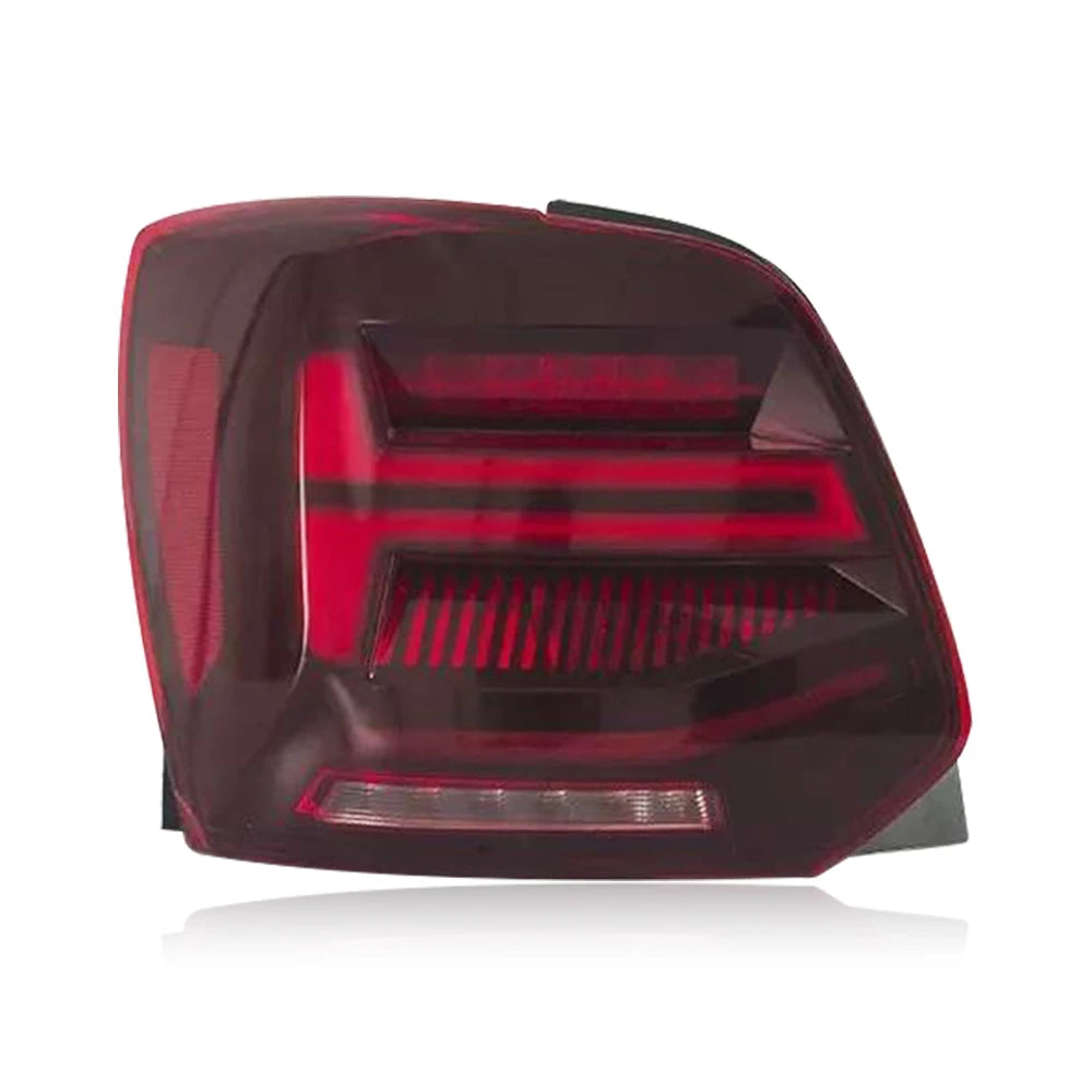 💎TAIL LIGHTS SUITABLE FOR VW Polo MK5 6C 6R 2010-2018 BLACK RED💎