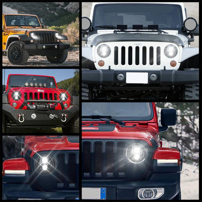 FARI ANTERIORE ADATTO PER Jeep Wrangler JK TJ LJ