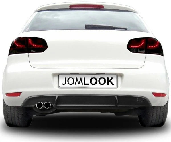 UNDER BUMPER SPOILER VW GOLF 6 08-12 REAR DIFFUSER GTI LOOK 